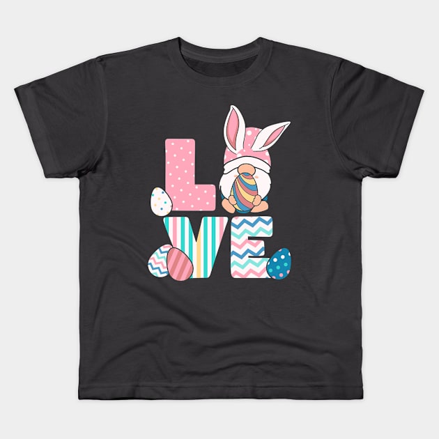 LOVE EASTER Kids T-Shirt by Lolane